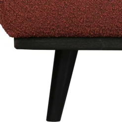 Sale Moderner Stoffhocker Boucle in Rotbraun - Anizia Hocker