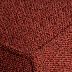 Sale Moderner Stoffhocker Boucle in Rotbraun - Anizia Hocker