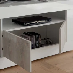 Best Modernes TV Lowboard mit Fach & 3 Türen - Merenda Tv & Hifi-Möbel|Lowboards