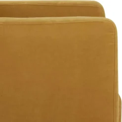 Best Modern-kantiger Sessel in Gelb und Buche - Crasting Sessel