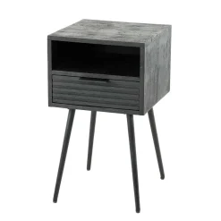 Best Nachtkommode Beistelltisch in Schwarz - Jadamos Kommoden