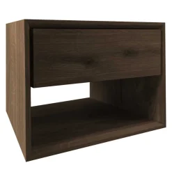 Sale Nachtkommode fĂŒr die Wand in Eiche Dunkel - Live Kommoden