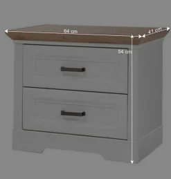 Sale Nachtkommode im Modern Country Style - Maggio Kommoden