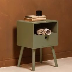 Best Nachtkommode in Dunkelgrün - Joi Kommoden