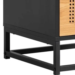 Outlet Nachtkommode in Natur und Schwarz - Around Kommoden