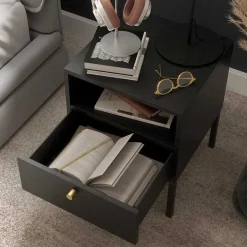 Sale Nachtkommode mit Fach und Schublade - Groot Kommoden