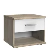 Outlet Nachtkommode mit Schublade und Fach - Abrud Kommoden