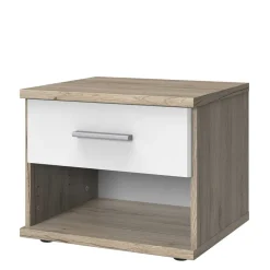 Outlet Nachtkommode mit Schublade und Fach - Abrud Kommoden