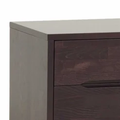 Sale Nachtschrank aus Buche Wengefarben Jet mit 2 Schubladen Kommoden