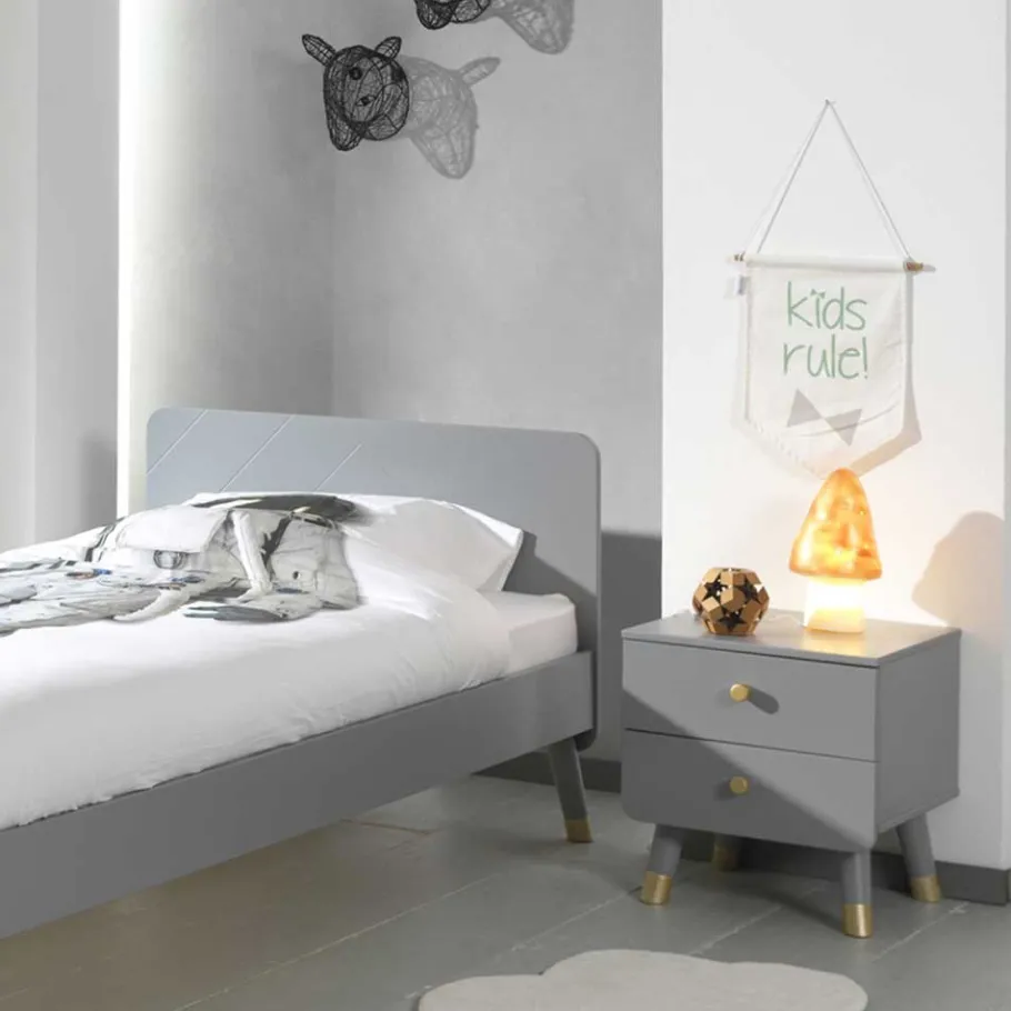 Sale Nachtschrank mit Schubladen 44x46x40 cm - Miracella Kommoden