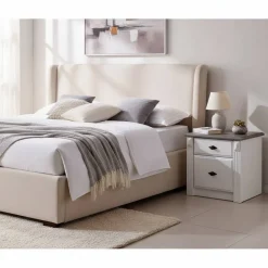 Best Nachtschränkchen Caneon in Grau Weiß Kommoden