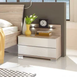 Best Nachttisch Konsole Bosays in Weiß (zweiteilig) Kommoden