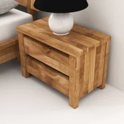 Best Nachttischkommode Nadalia aus Wildeiche massiv geölt Kommoden