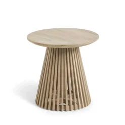 Outlet Naturbelassener Designtisch aus Teakholz - Trainy Tische