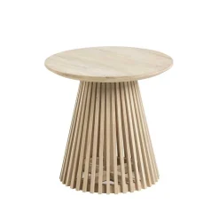 Outlet Naturbelassener Designtisch aus Teakholz - Trainy Tische