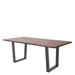Best Naturkanten-Esstisch mit Trapezgestell - Lausio Tische