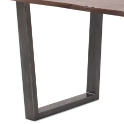 Sale Naturkantentisch in Walnuss Braun Akazie - Genzema Tische