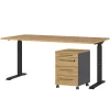 Hot Officetisch mit Rollcontainer Set - Eture (zweiteilig) Tische