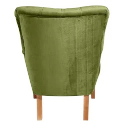 Best Ohren-Polstersessel in Oliv Grün - Borgetto Sessel