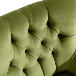 Best Ohren-Polstersessel in Oliv Grün - Borgetto Sessel