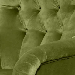 Best Ohren-Polstersessel in Oliv Grün - Borgetto Sessel