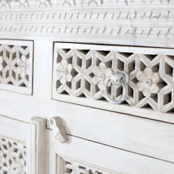 Sale Orient Style Sideboard aus Mangoholz White Wash - Capo Sideboards