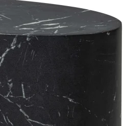 Ovaler Beistelltisch mit zylindrischem Design - Same Tische