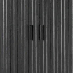 Best Ovales Schiebetüren-Highboard im Retro Design - Lurymav Highboards