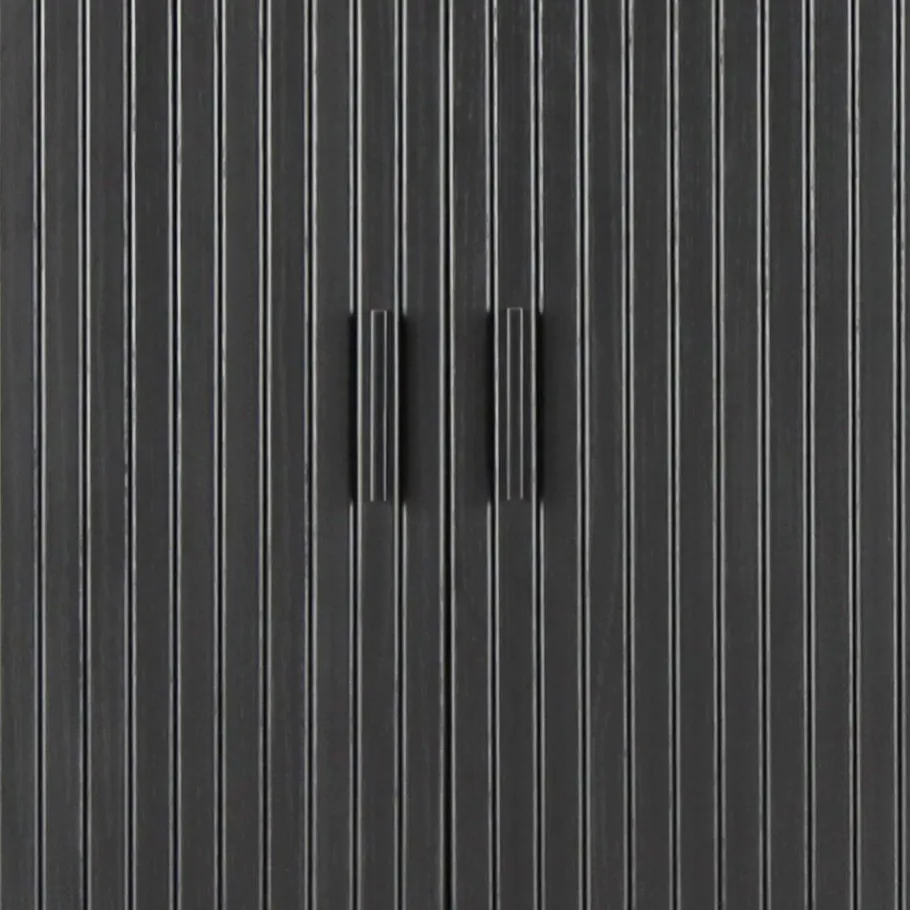 Best Ovales Schiebetüren-Highboard im Retro Design - Lurymav Highboards