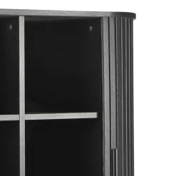 Best Ovales Schiebetüren-Highboard im Retro Design - Lurymav Highboards