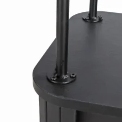 Best Ovales TV-Lowboard mit Schiebetüren - Lurymav Tv & Hifi-Möbel|Lowboards