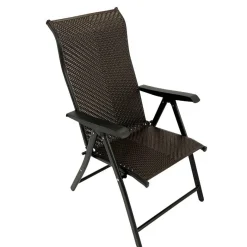 Polyrattan Gartenstühle in Schwarz-Braun - Lucasz (2er Set) Stühle