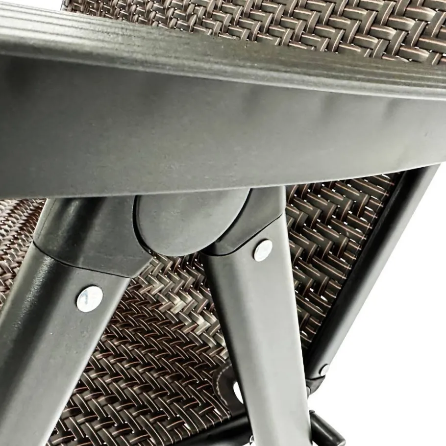 Polyrattan Gartenstühle in Schwarz-Braun - Lucasz (2er Set) Stühle