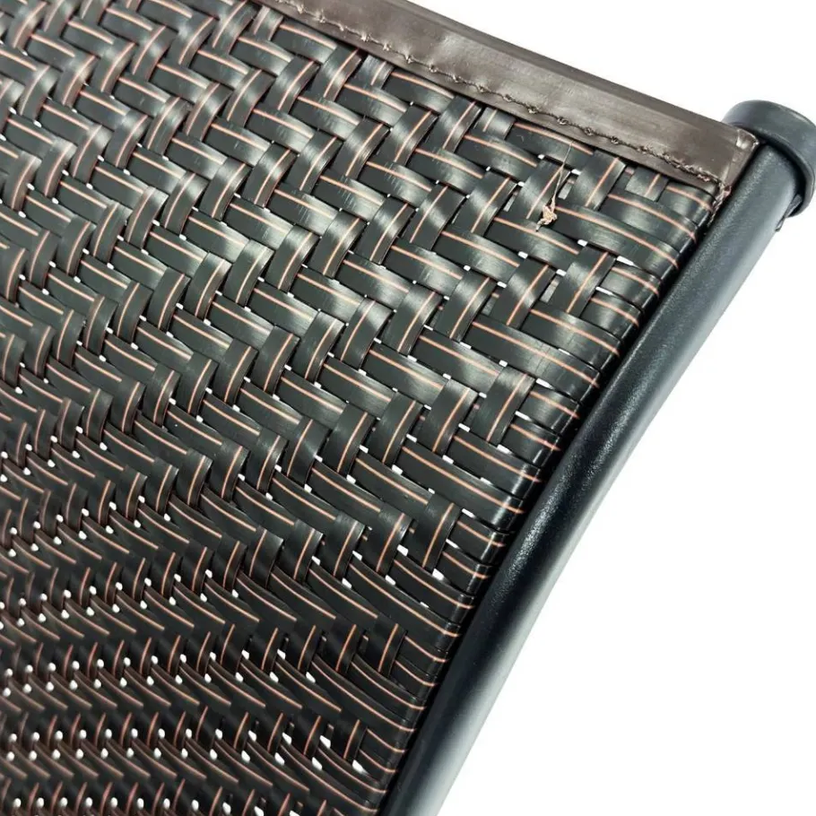 Polyrattan Gartenstühle in Schwarz-Braun - Lucasz (2er Set) Stühle