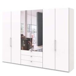 Praktisch aufgeteilter Kleiderschrank in Weiß - Donpiave Kleiderschränke|Schränke