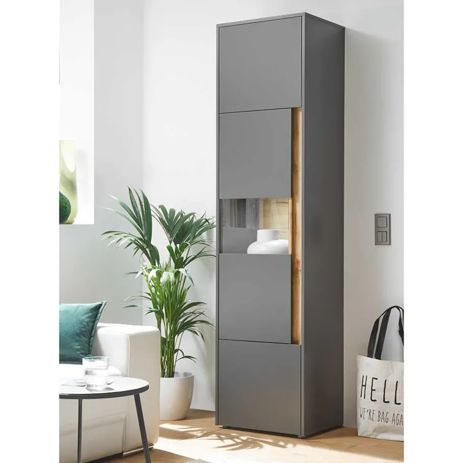 New Preiswerte Anbauwand modern - Ahilav (vierteilig) Wohnwände