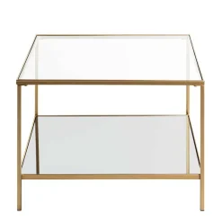 Outlet Quadratischer Beistelltisch aus Klarglas - Clair Tische