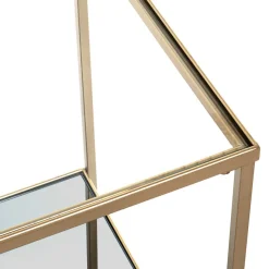 Outlet Quadratischer Beistelltisch aus Klarglas - Clair Tische