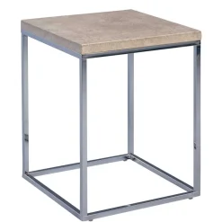 New Quadratischer Beistelltisch Loft Style Conory mit Beton Dekor Tische