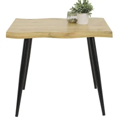 Quadratischer Esstisch mit Baumkanten NB - Ashela Tische