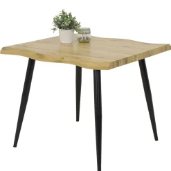 Quadratischer Esstisch mit Baumkanten NB - Ashela Tische