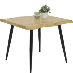 Quadratischer Esstisch mit Baumkanten NB - Ashela Tische