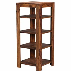 Best Quadratisches Holzregal Hoslo mit fünf Ablagen Regale