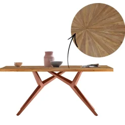 Sale Recyclingholz Esstisch aus Teak - Ereventas Tische