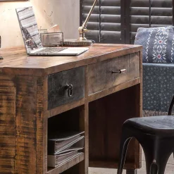 Best Recyclingholz Schreibtisch 120x50 cm - Bahiro Tische