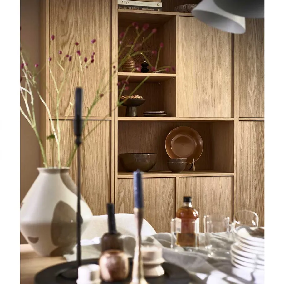 Best Regal mit vier Fächern und drei Türen - Ewana Regale|Vitrinen