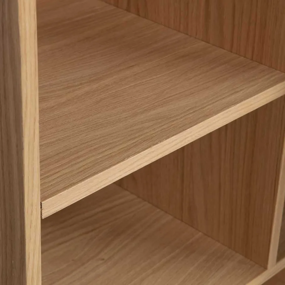 Best Regal mit vier Fächern und drei Türen - Ewana Regale|Vitrinen