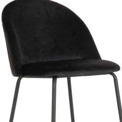 Sale Retro Barstühle aus schwarzem Samt - Baltimoore (2er Set) Hocker
