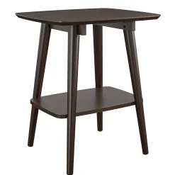 Outlet Retro Beistelltisch in Walnuss Optik - Despelin Tische