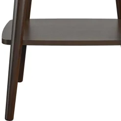 Outlet Retro Beistelltisch in Walnuss Optik - Despelin Tische